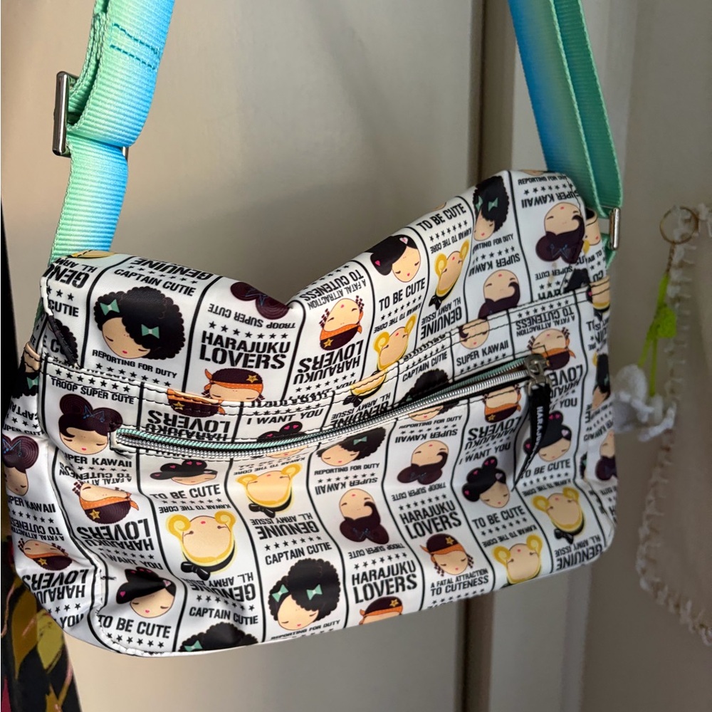 Harajuku Lovers Gwen Stefani Tote bag Army Cadet BNWT - Picture 13 of 16
